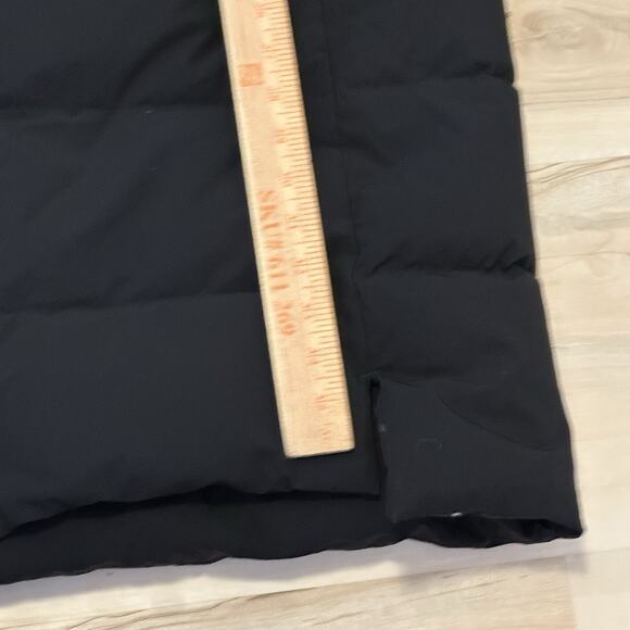 Steve Madden Women M Coat Parka Down Long Hooded Pockets Black - Picture 11 of 11